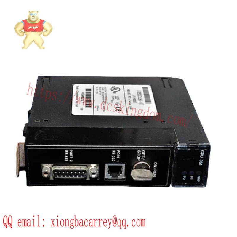 GE IC693CPU351 CPU module with a single slot