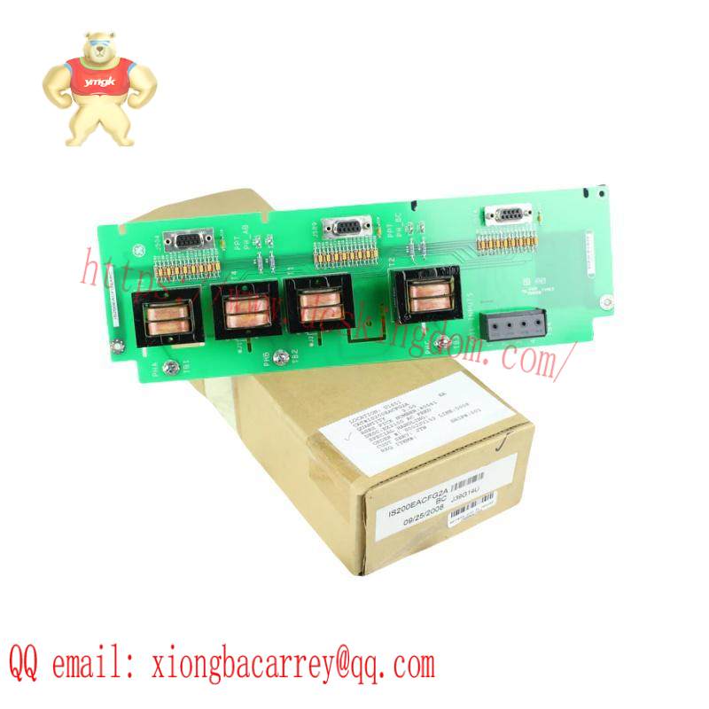 GE IS200EACFG2A long printed circuit board