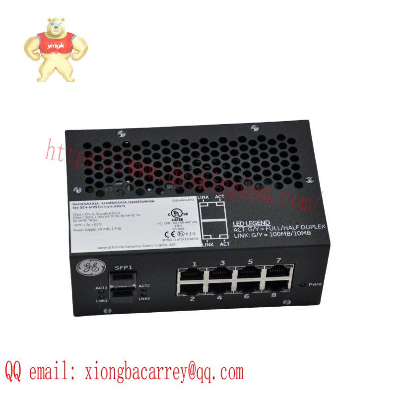 GE IS420ESWAH3A Mark VIe IONet Switch