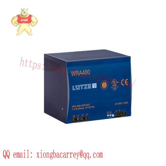 Lutze WRA480-24 POWER SUPPLY