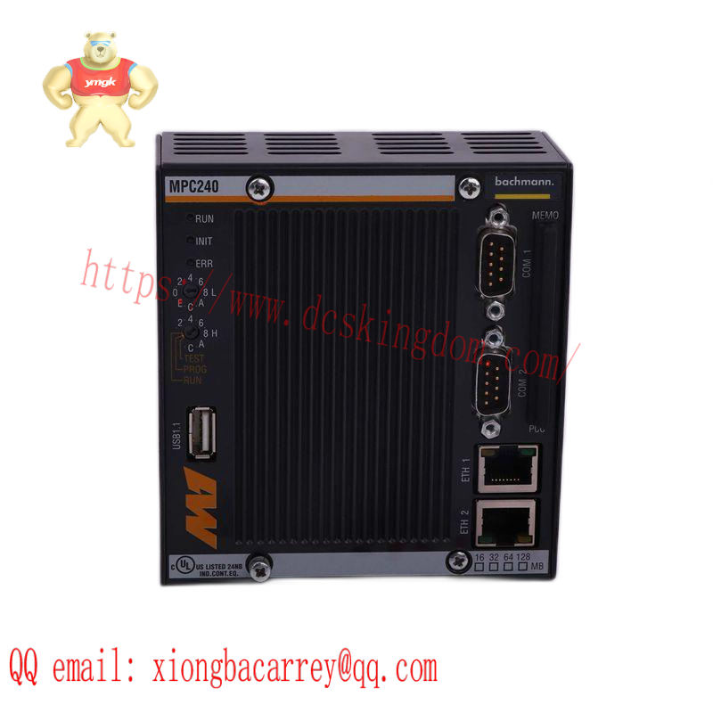 BACHMANN MX213 MX200 Processor Module w/ 512MB Card