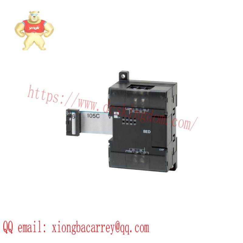 OMRON CP1W-8ER I/O expansion unit, 4 x thermocouple inputs type J, K