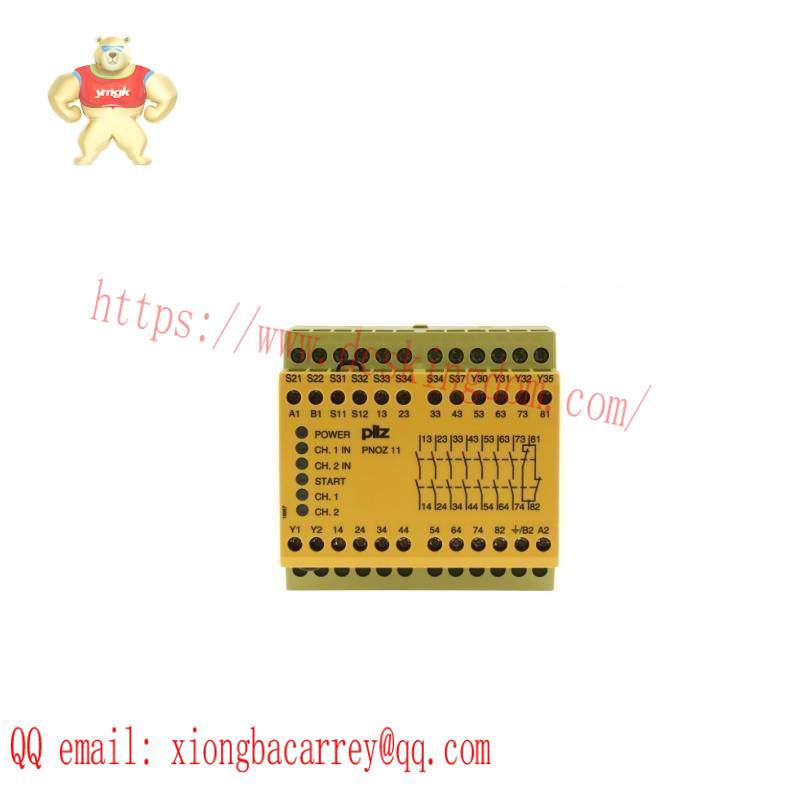 PILZ PNOZ 11 Series Dual-Channel Safety Switch/Interlock Safety Relay