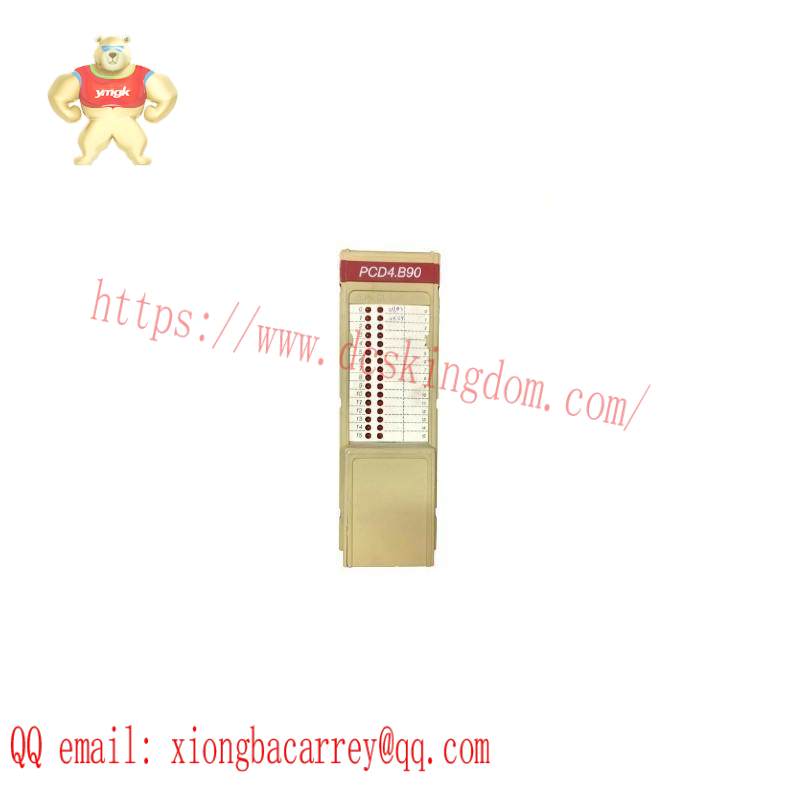 SAIA PCD4.B900 I/O MODULE 32PT 16IN 16OUT 24V
