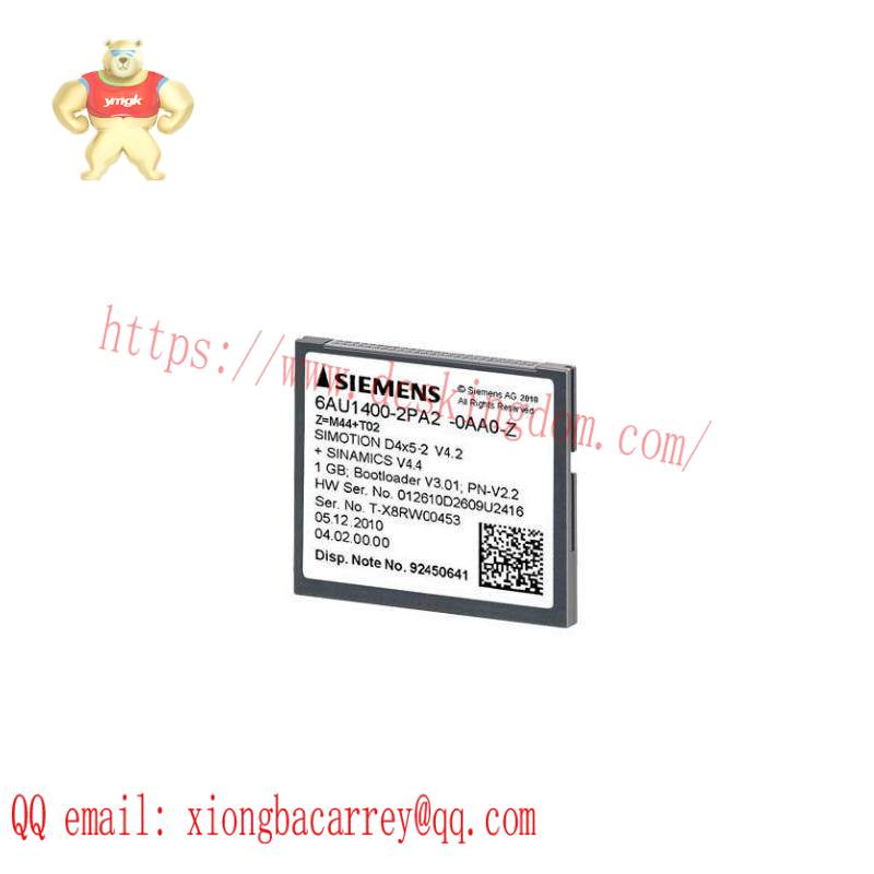 SIEMENS 6AU1400-2PA02-0AA0 1 GB Compact Flash Card