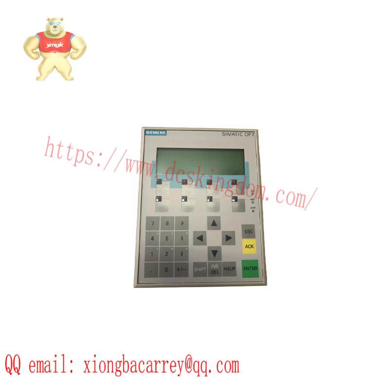 SIEMENS 6AV3607-1JC20-0AX1 OPERATOR INTERFACE