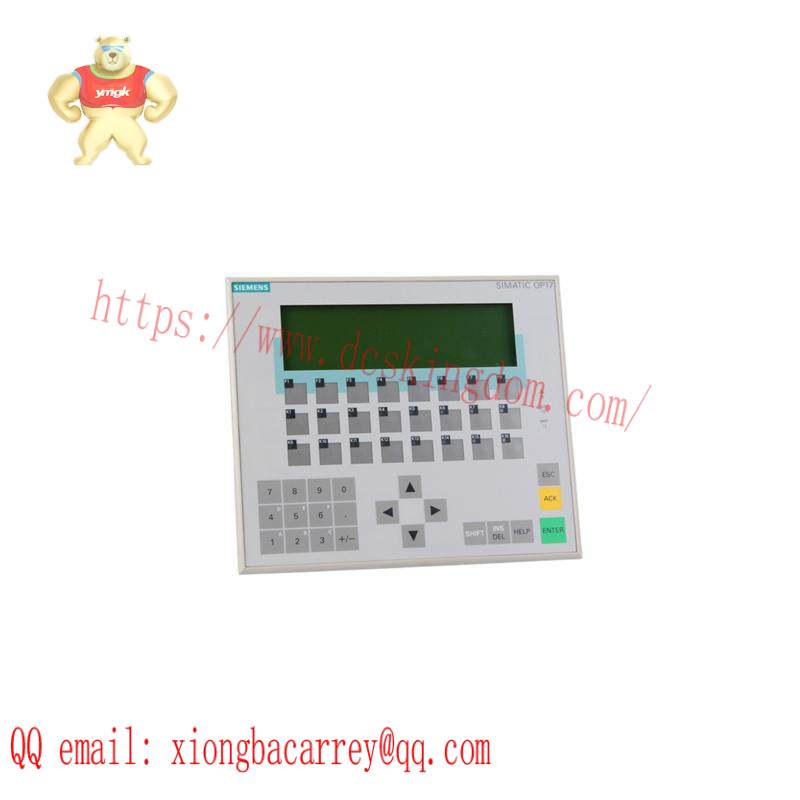 SIEMENS 6AV3617-1JC20-0AX1 OPERATOR INTERFACE