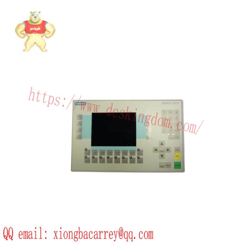 SIEMENS 6AV3627-1LK00-1AX0 OPERATOR INTERFACE