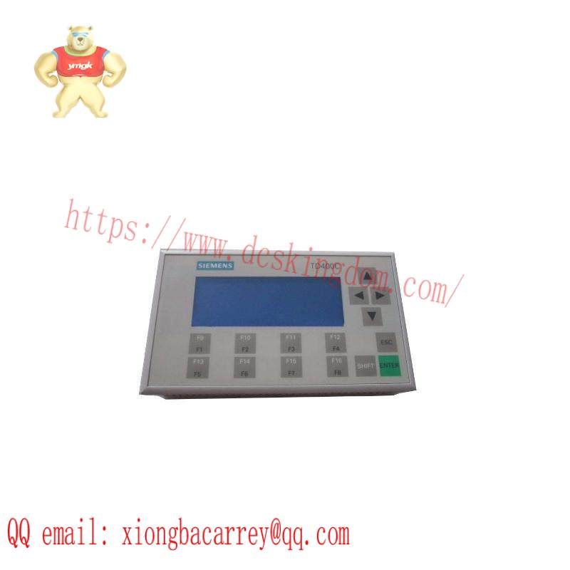 SIEMENS 6AV6640-0AA00-0AX0 TD400C text display