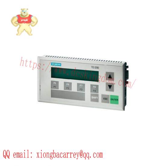 Siemens  6ES7272-0AA20-0YA0  TD 200 Display Panel