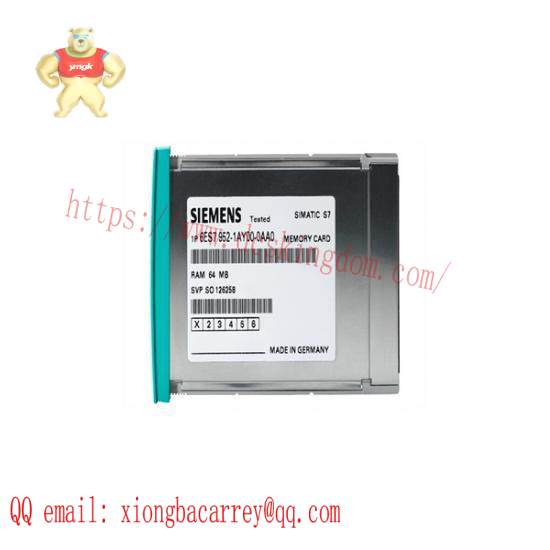 Siemens 6ES7952-1AS00-0AA0 RAM Memory Card