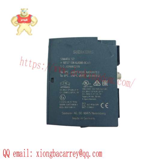 Siemens 6ES7 134-6JD00-0CA1  Analog Input Module