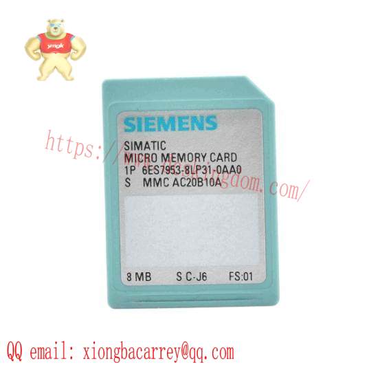 Siemens 6ES7 953-8LP31-0AA0  Memory Card