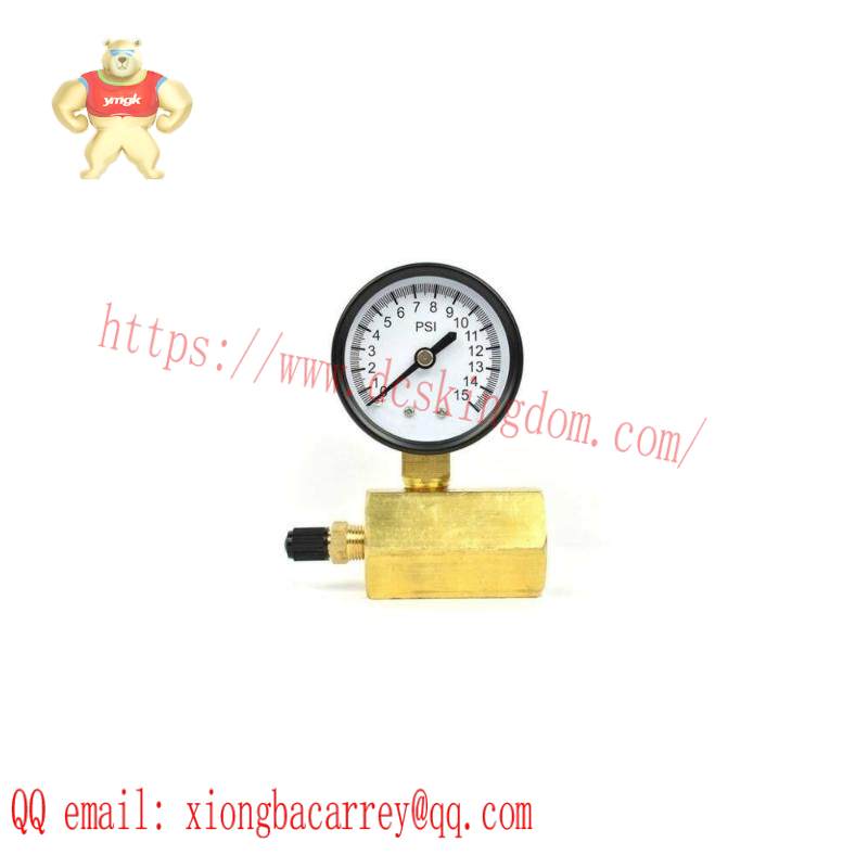 Thrifco Plumbing 8705TPE010S1W0N5 0879406008805005 275PSIG Gas Pressure Test Gauge
