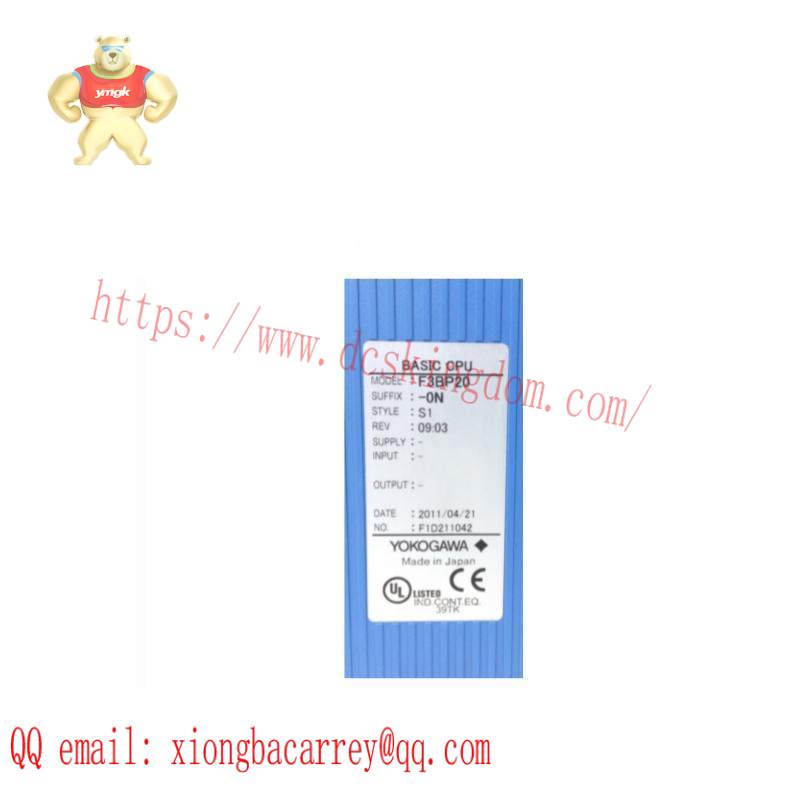 YOKOGAWA F3BP20-0N Basic CPU Module