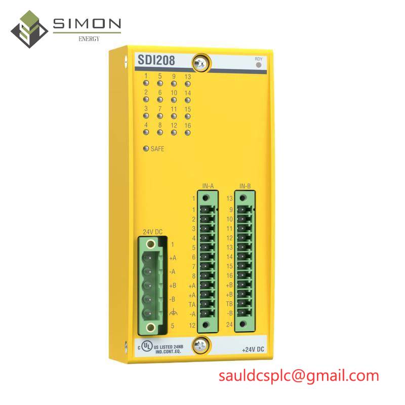 Bachmann SDI208 Safety Digital Input Module