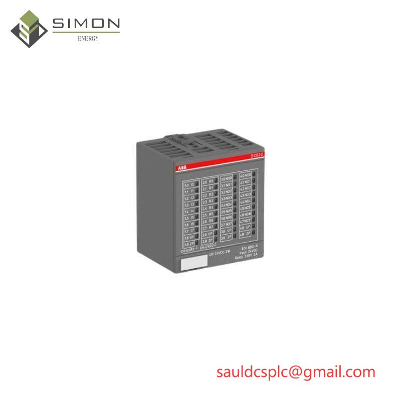 ABB DX522 1SAP245200R0001 Digital input/output module.