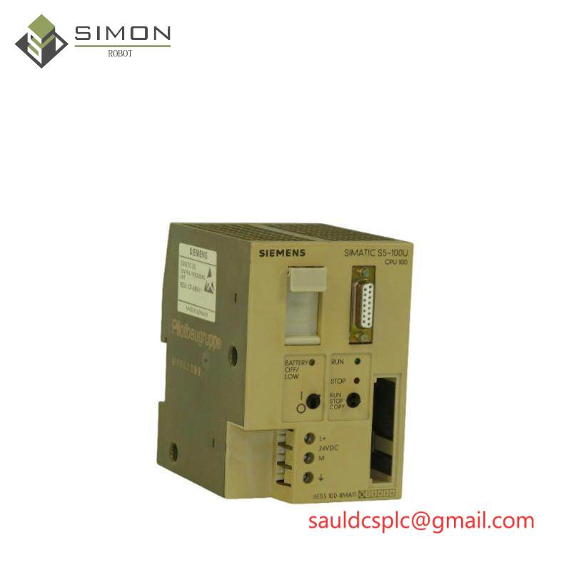 SIEMENS 6ES5100-8MA11 CPU 100 Processor Module