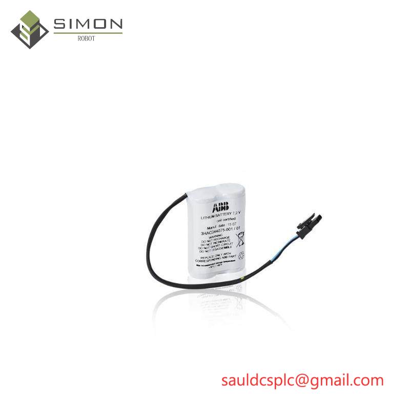 ABB 3HAC044075-001 SMB Battery for ABB Robot CPU