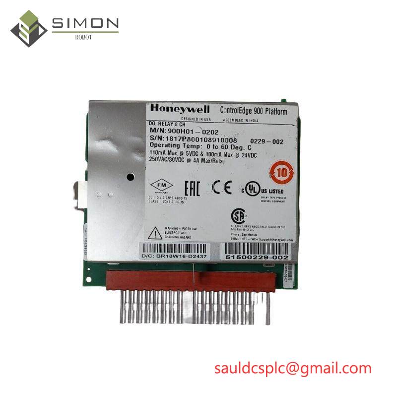 honeywell 900H01-0202 digital output relay module
