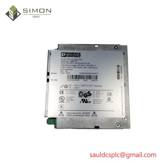 PHOENIX CONTACT QUINT-PS/1AC/24DC/20 2866776 Power Supply