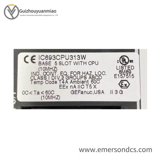 GE FANUC IC693CPU313W Series 90-30