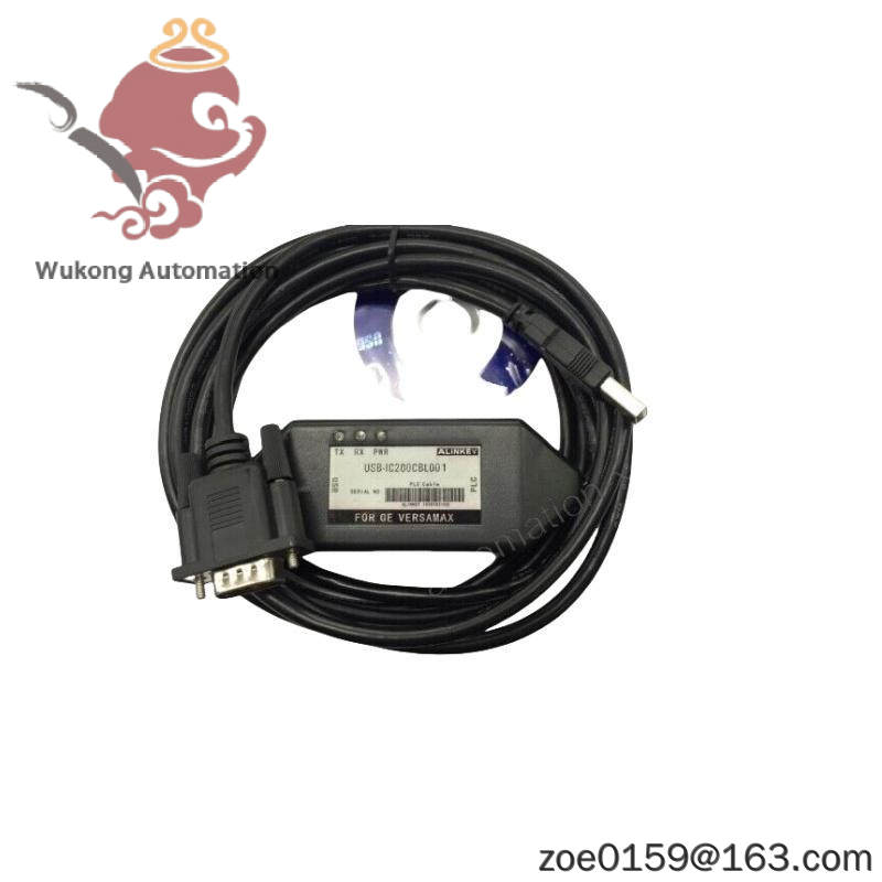 GE IC200CBL001 Communications Programming Serial Cable