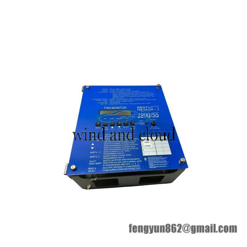 Bently Nevada 1900/55 Fan Monitor - Precision Monitoring for Industrial ...