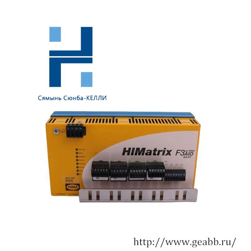 HIMA F3 AIO 8/4 01 F3AIO8/401 HIMatrix Safety-Related Controller