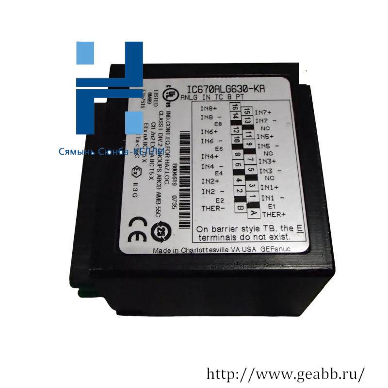 GE Fanuc IC670ALG630 Analog Input PLC Module