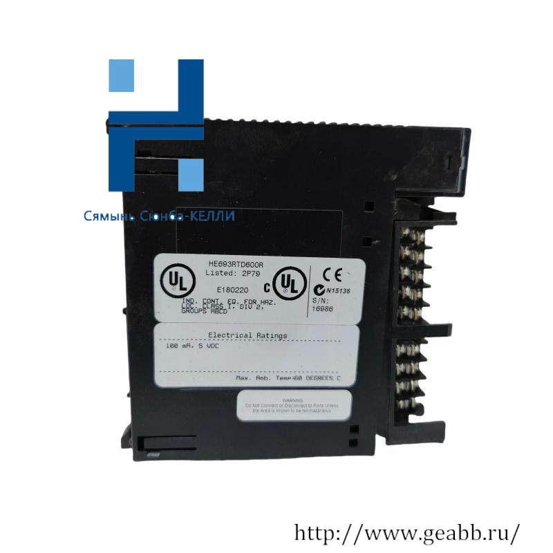 GE HE693RTD600R Input Module