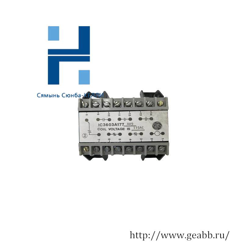 GE IC3603A177 RELAY MODULE