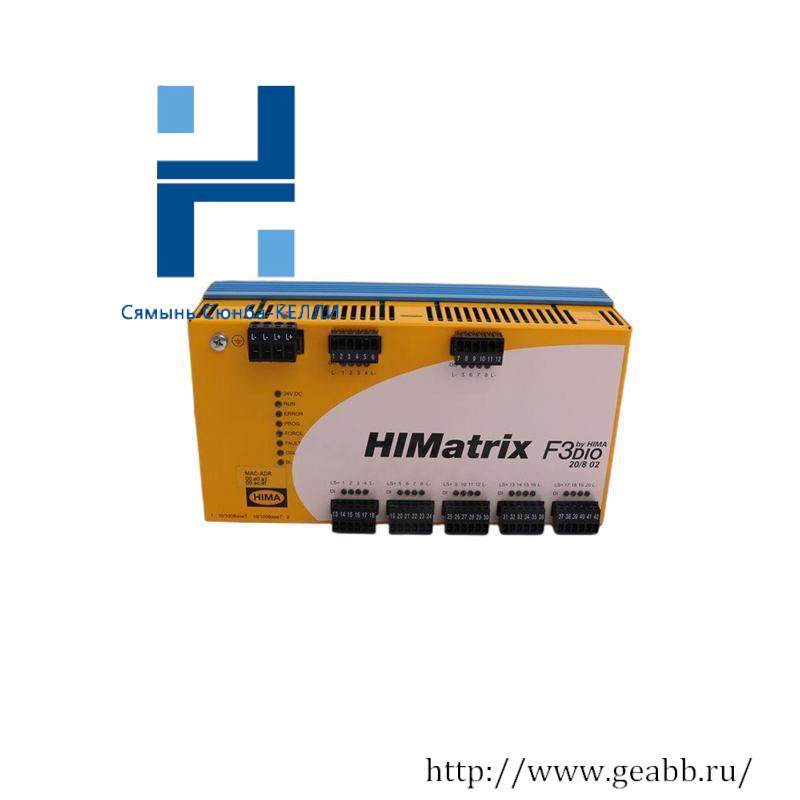 HIMA F3 DIO 20/8 02 F3DIO20/802 Remote I/O Module