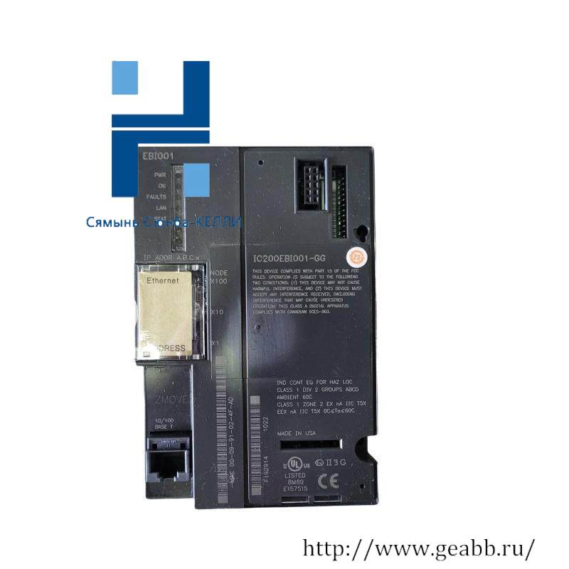 GE IC200EBI001 Ethernet Network Interface Unit