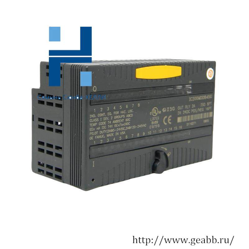 GE Fanuc IC200MDD845 Mixed I/O module