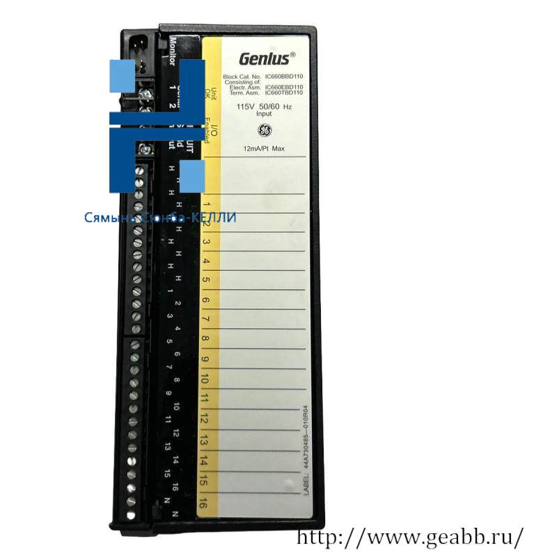 GE IC660BBD110 Discrete input block