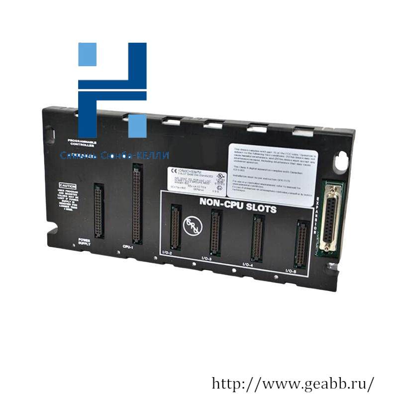 GE IC693CHS397 5-slot modular CPU baseplate