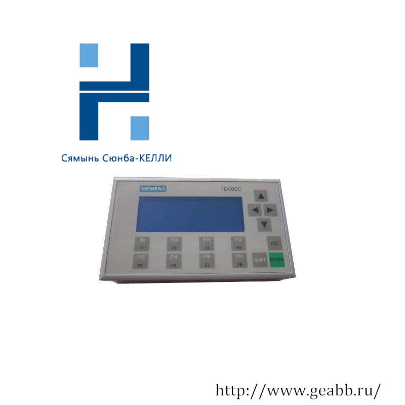 SIEMENS 6AV6640-0AA00-0AX0 TD400C text display