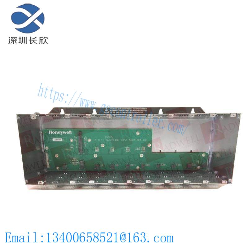 HONEYWELL 900R08R-0200 I/O Rack, 8 Slot, Red. Power (Assbly)