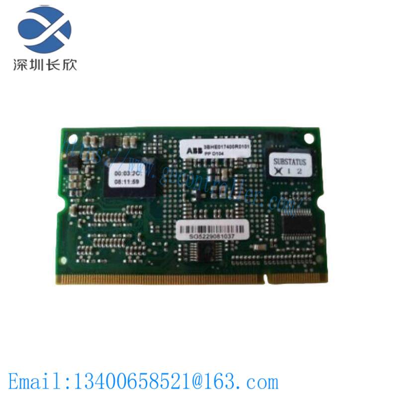 ABB 3BHE017400R0101 Main control board