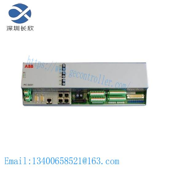 ABB 3BHE025541R0101 PCD231B Exciter Control Module