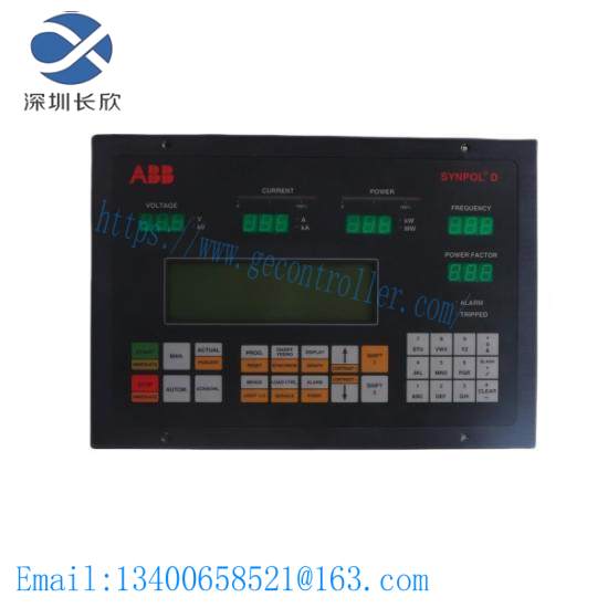 ABB 3DDE300410 CMA 130 Display Front Panel