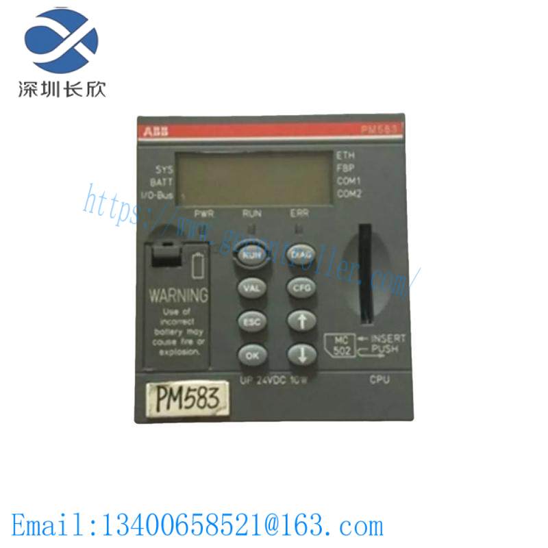 ABB AC500 CPU PM583-ETH High performance modular