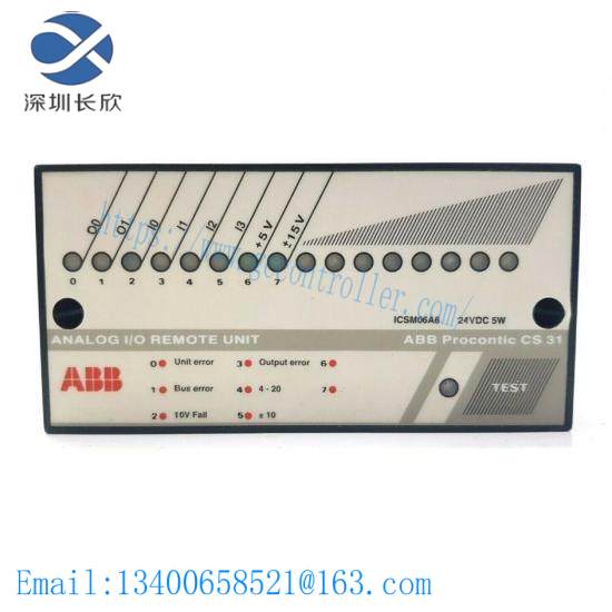 ABB ICSM06A6  Analog I/O Remote Unit