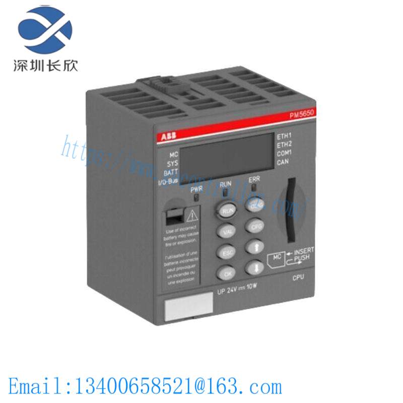 ABB PM5650-2ETH Central Processing Unit Module
