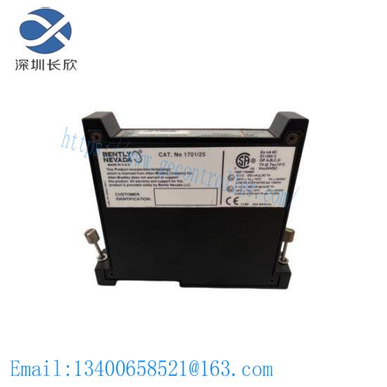 Bently Nevada 1701/25 FieldMonitor Seismic Input Monitor