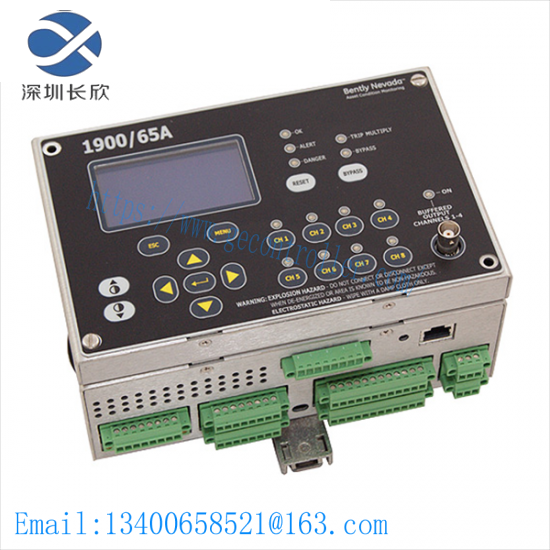 Bently Nevada 1900/65A 172323-01 General Purpose Equipment Monitor