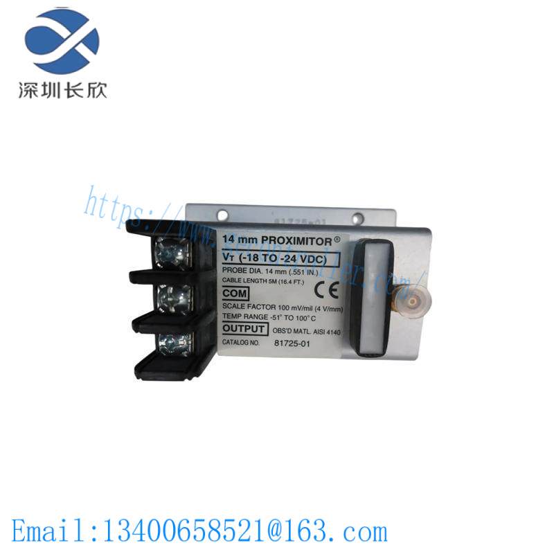 Bently Nevada 81725-01 PROXIMITOR SENSOR