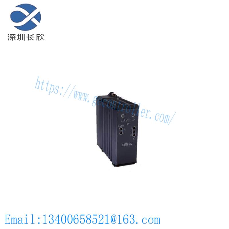 BENTLY NEVADA FBMSSW Control card