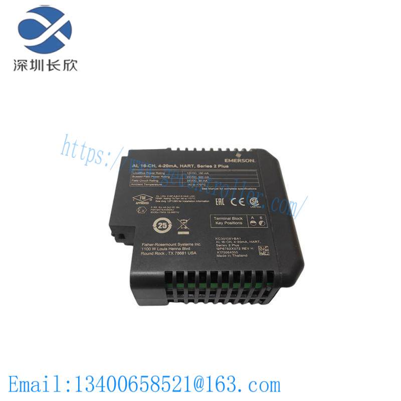 Emerson KC3010X1-BA1 12P6762X062 Traditional I/O